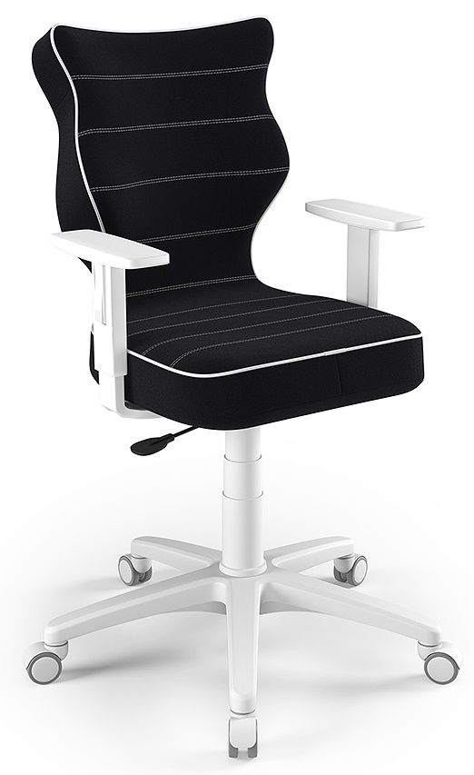 otel młodzieżowy ergonomiczny czarny Duo White JS01